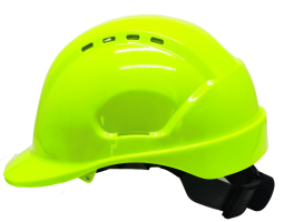 YA121202 Safety Helmet Hi Viz Green-1
